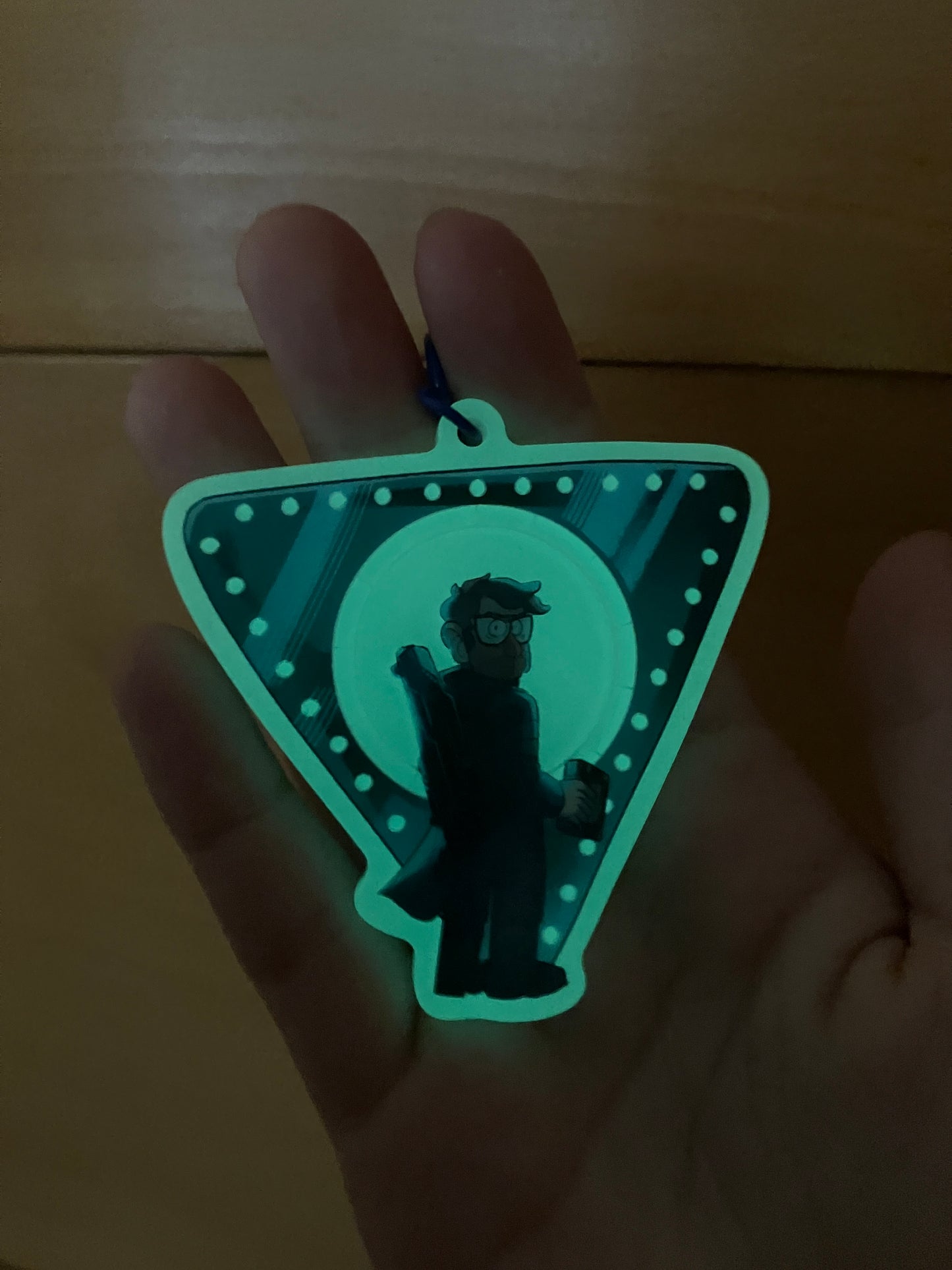 Glow in the Dark Portal Ford Keychain