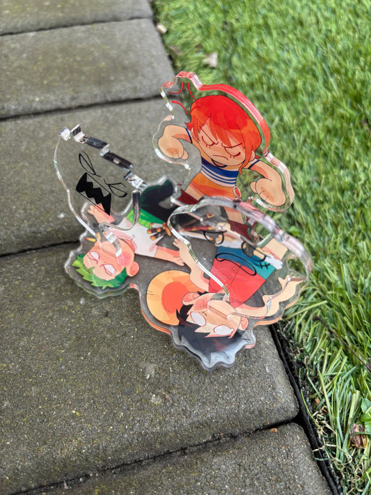 Romance Dawn Trio Standee