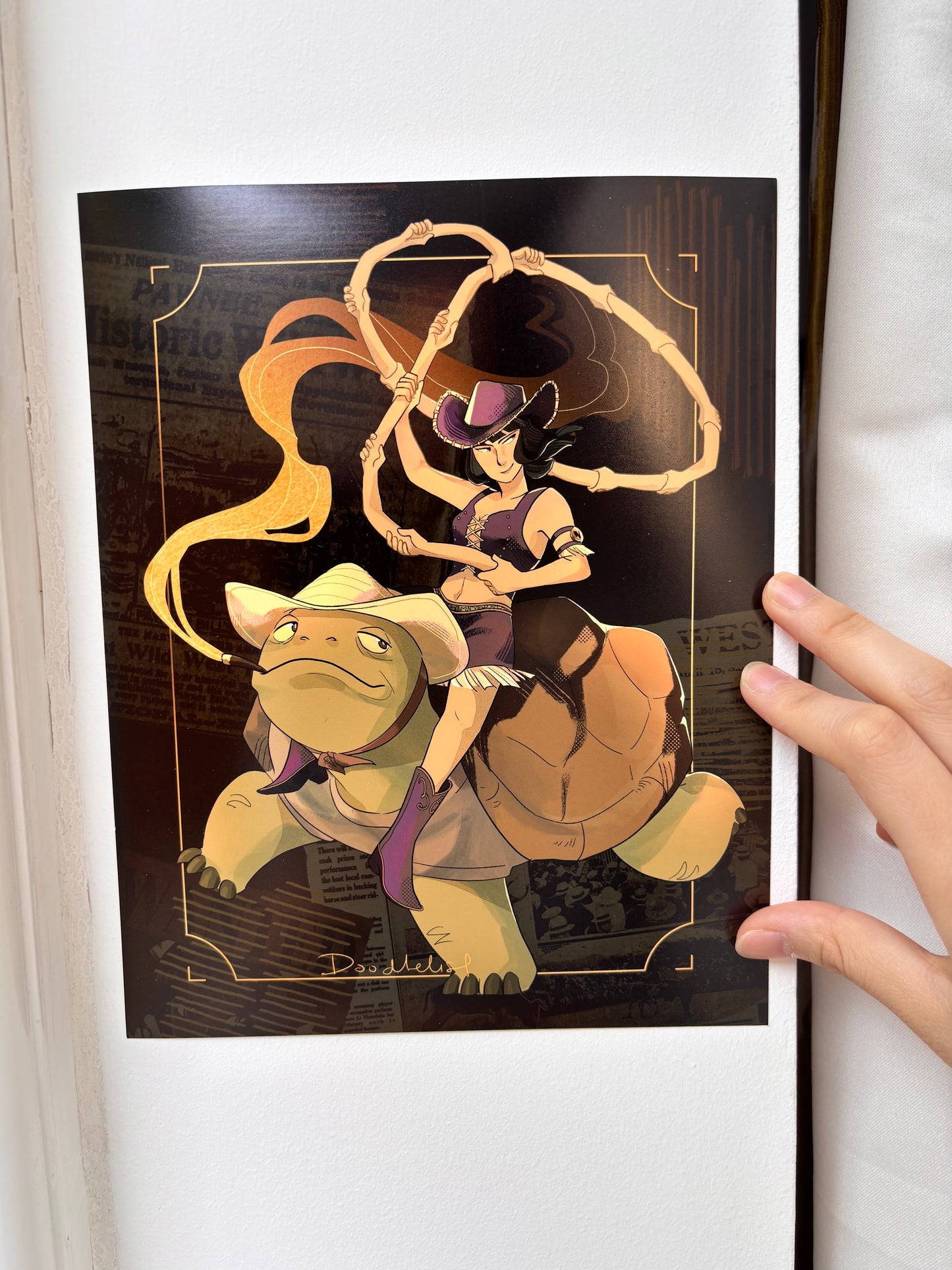Cowboy Robin Print