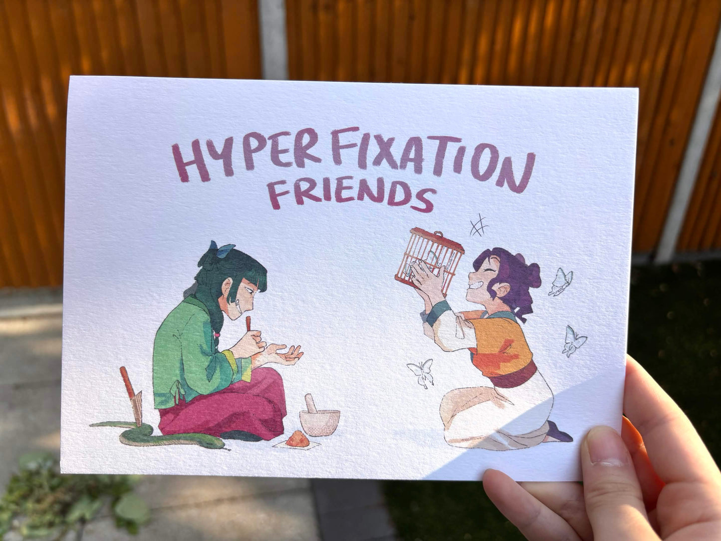 Hyperfixation Friends Print