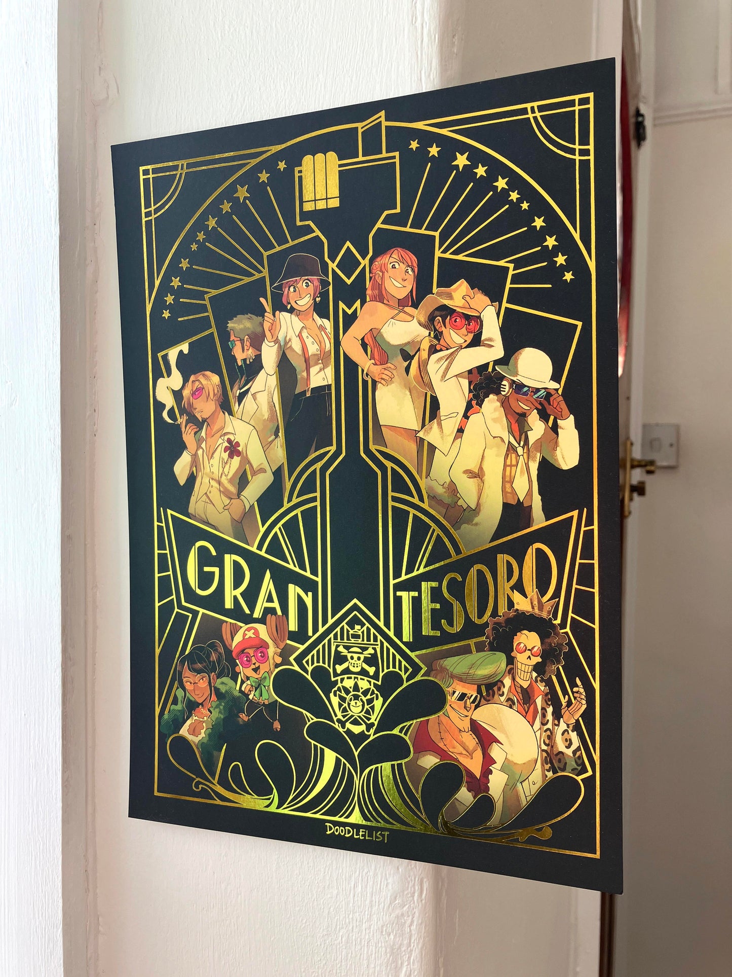 OP: Film Gold Gold Foil Print