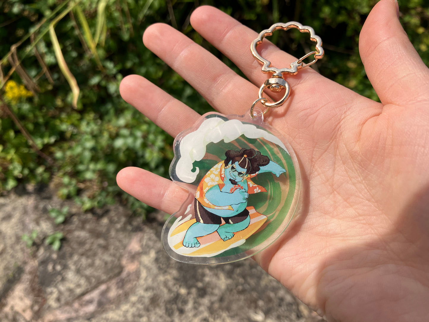 One Piece Beach Keychains (Namivivi, Jimbei)