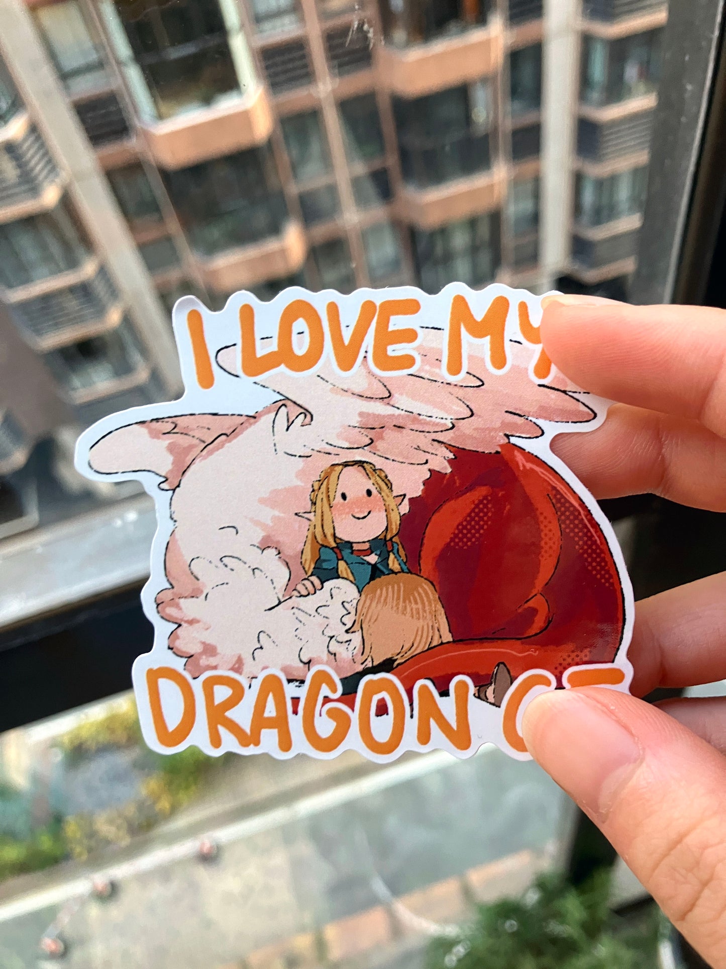 Farcille "I Love My Dragon Girlfriend" Sticker