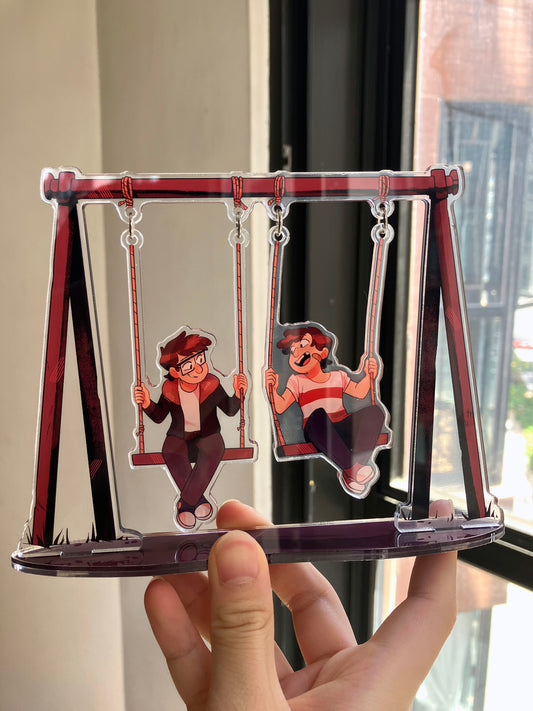 Mystery Pines Twins - Swing Standee