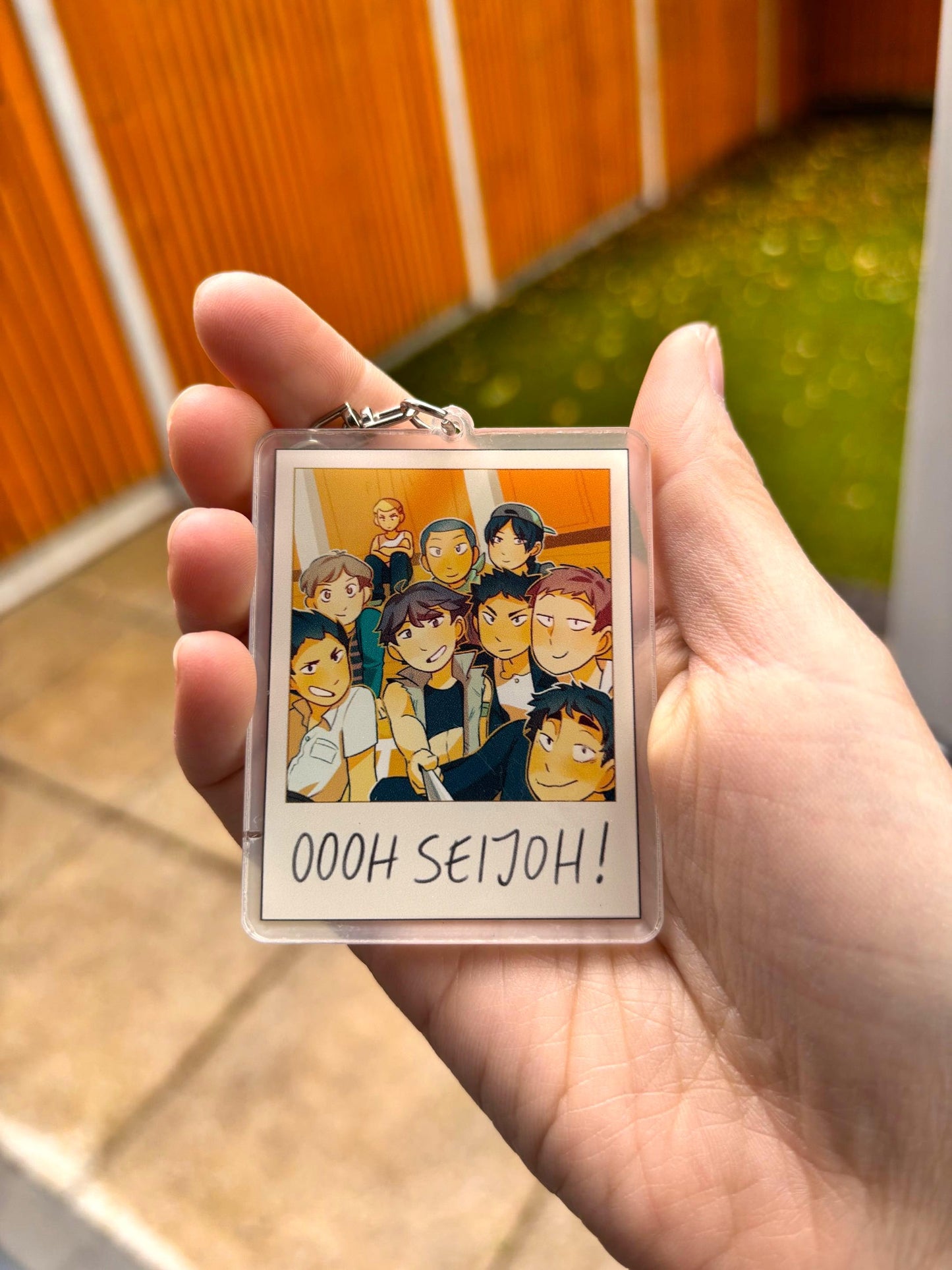 Haikyuu Polaroid Keychainis