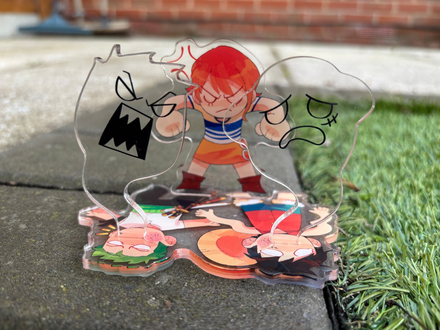 Romance Dawn Trio Standee