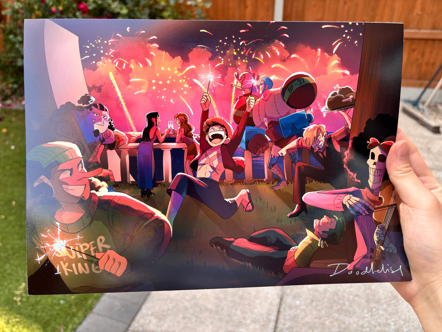 Strawhats New Years Print