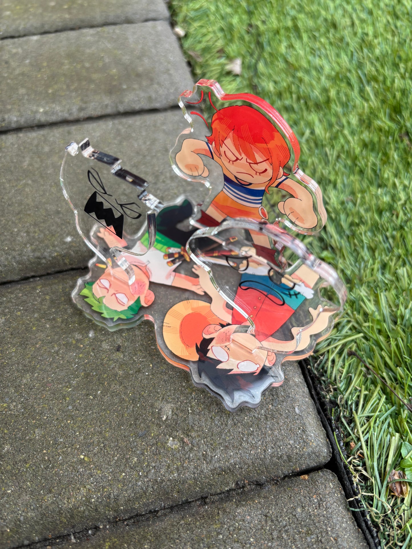 Romance Dawn Trio Standee