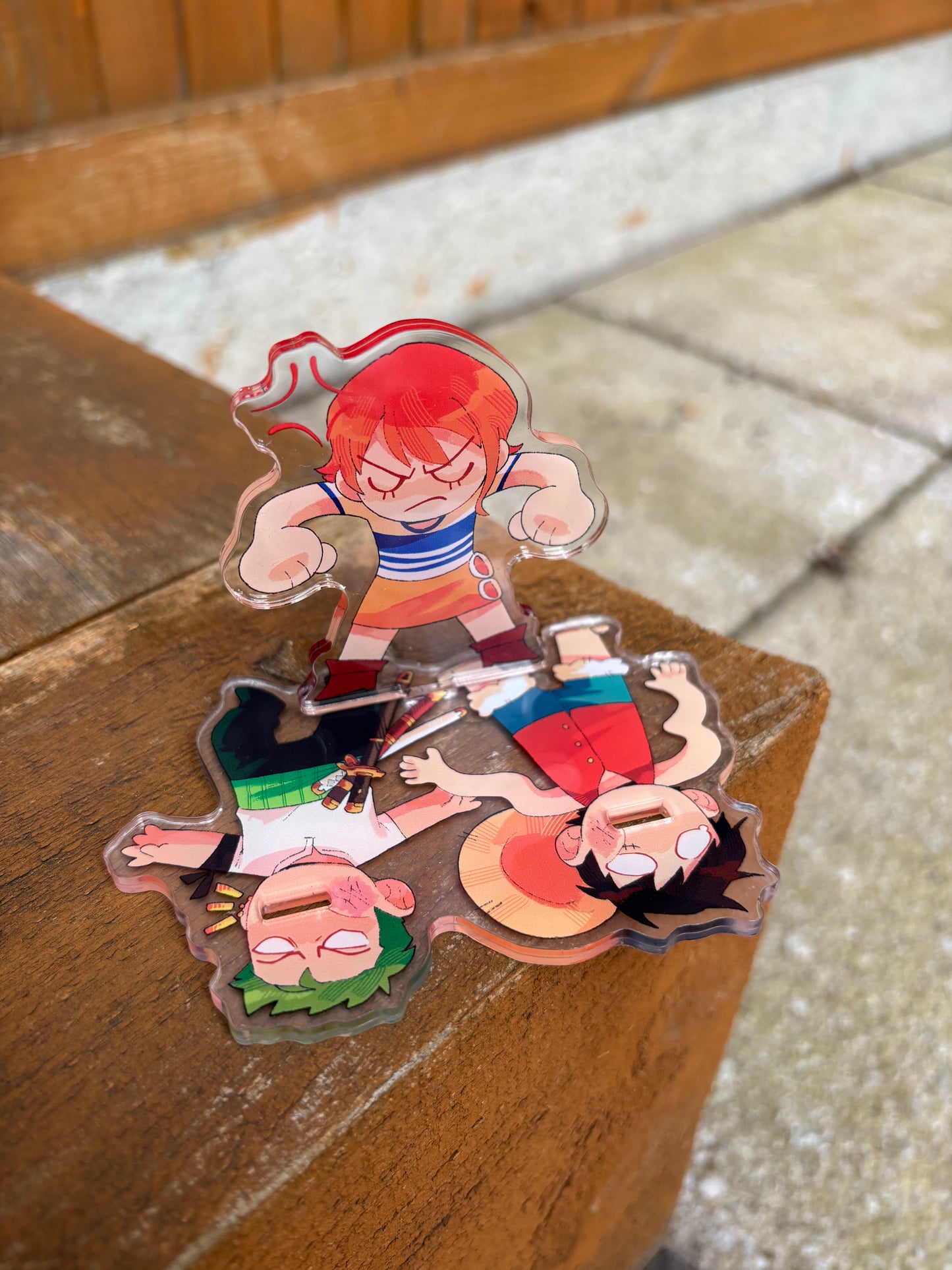 Romance Dawn Trio Standee