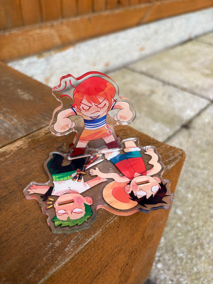 Romance Dawn Trio Standee