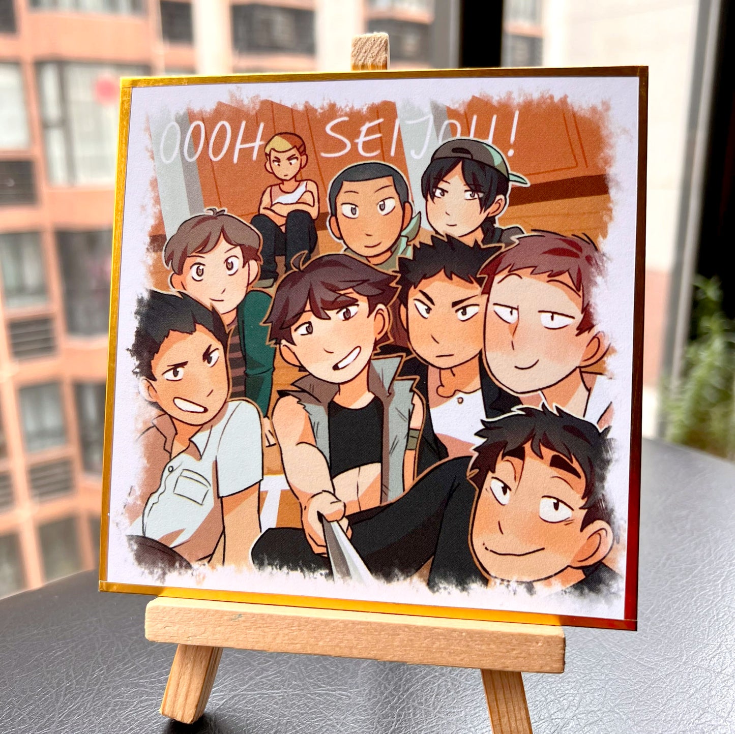 Captain Squad, Karasuno, Pretty Setter Squad, Nekoma and Seijoh Shikishi Boards