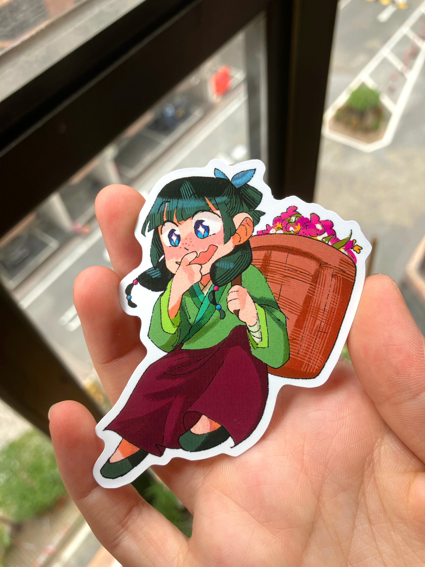 Apothecary Diaries Stickers (Maomao & Jinshi)