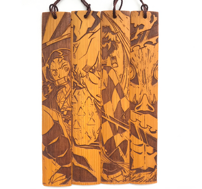 Demon Slayer Bamboo Bookmarks