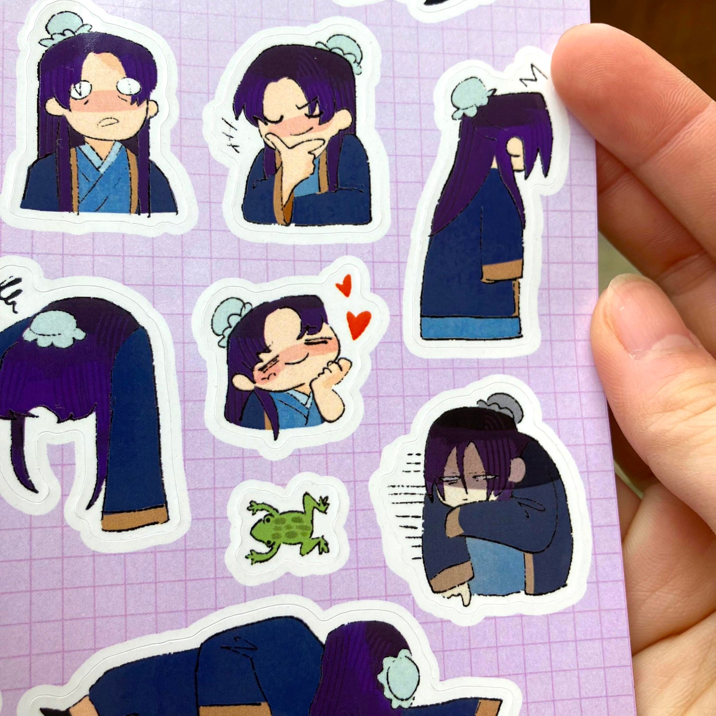 Critter Maomao and Boyfailure Jinshi Sticker Sheets