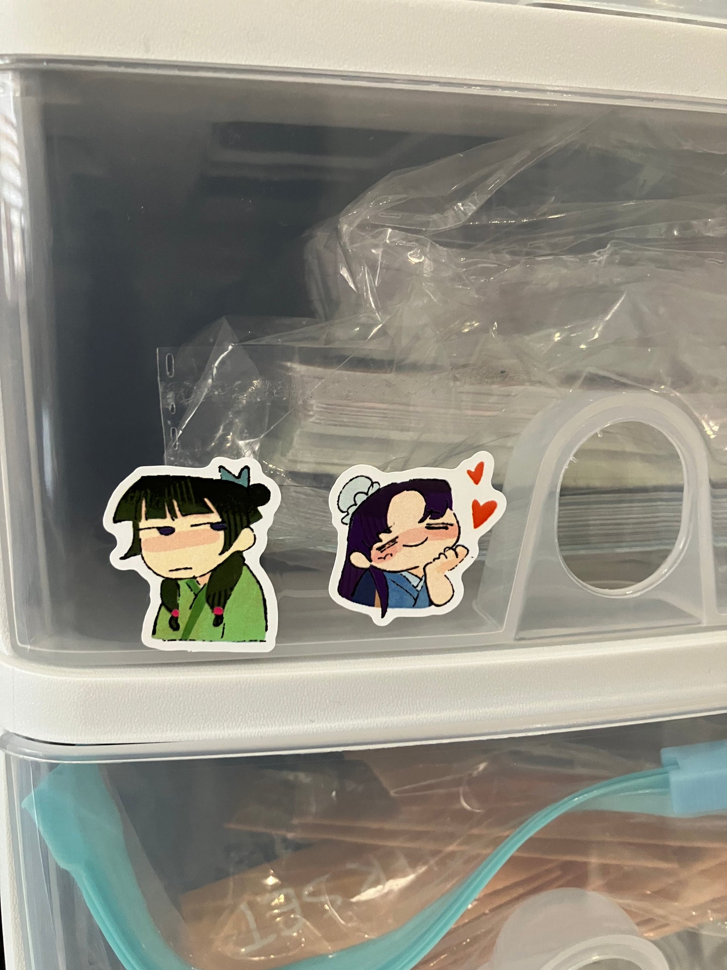 Critter Maomao and Boyfailure Jinshi Sticker Sheets