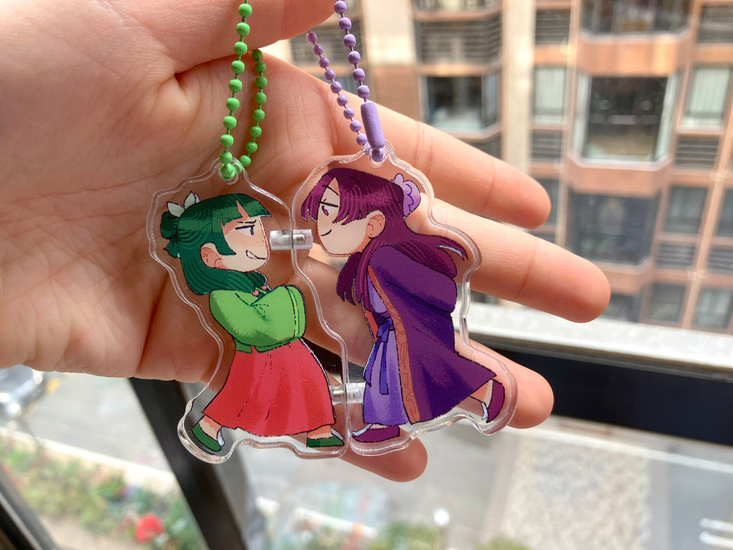 Jinshi and Maomao (Jinmao) Magnetic Acrylic Charms