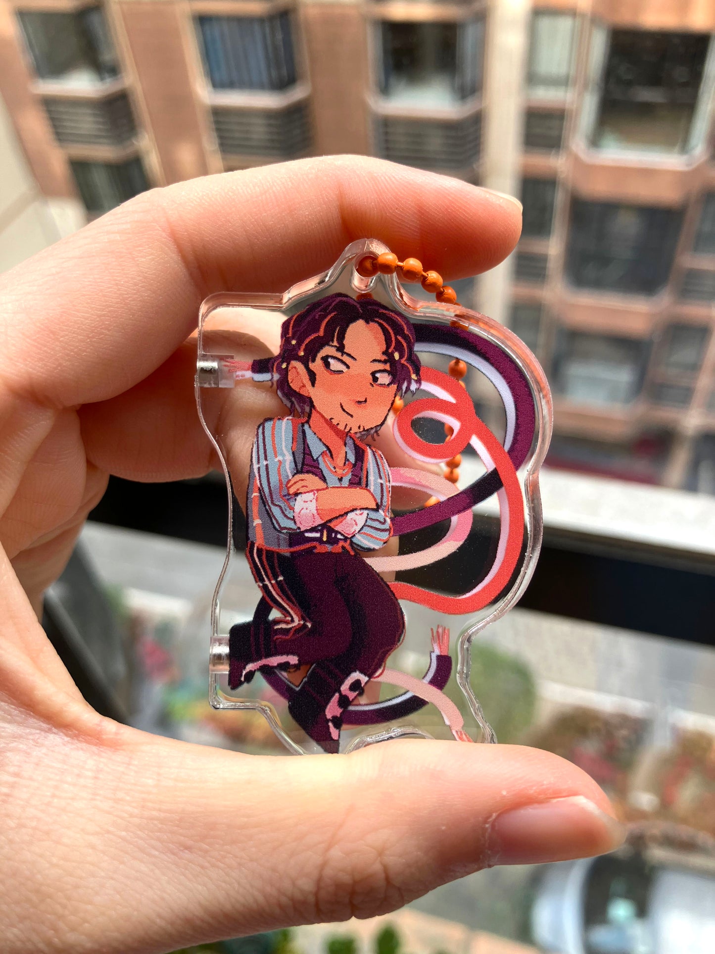 Volt and Eddie Magnetic Acrylic Charms