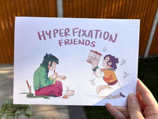 Hyperfixation Friends Print