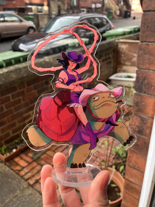 Cowboy Robin Acrylic Standee