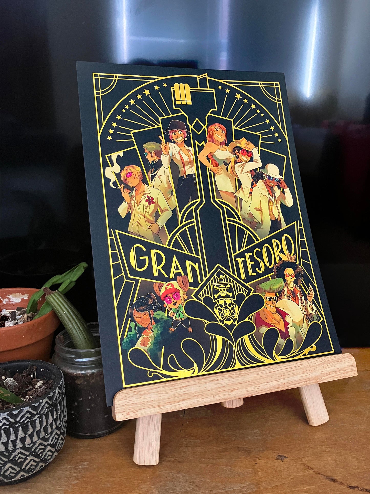 OP: Film Gold Gold Foil Print