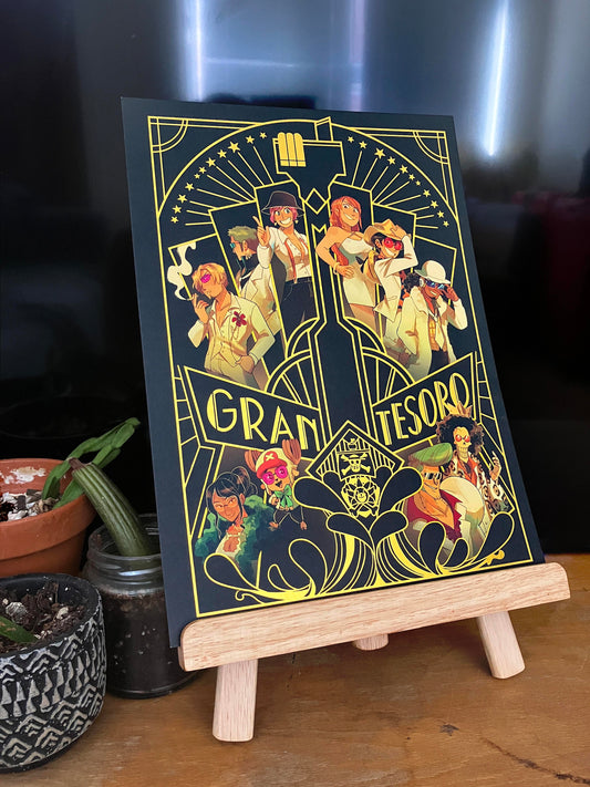 OP: Film Gold Gold Foil Print