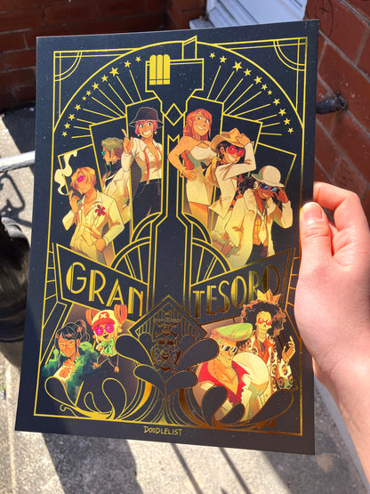 OP: Film Gold Gold Foil Print