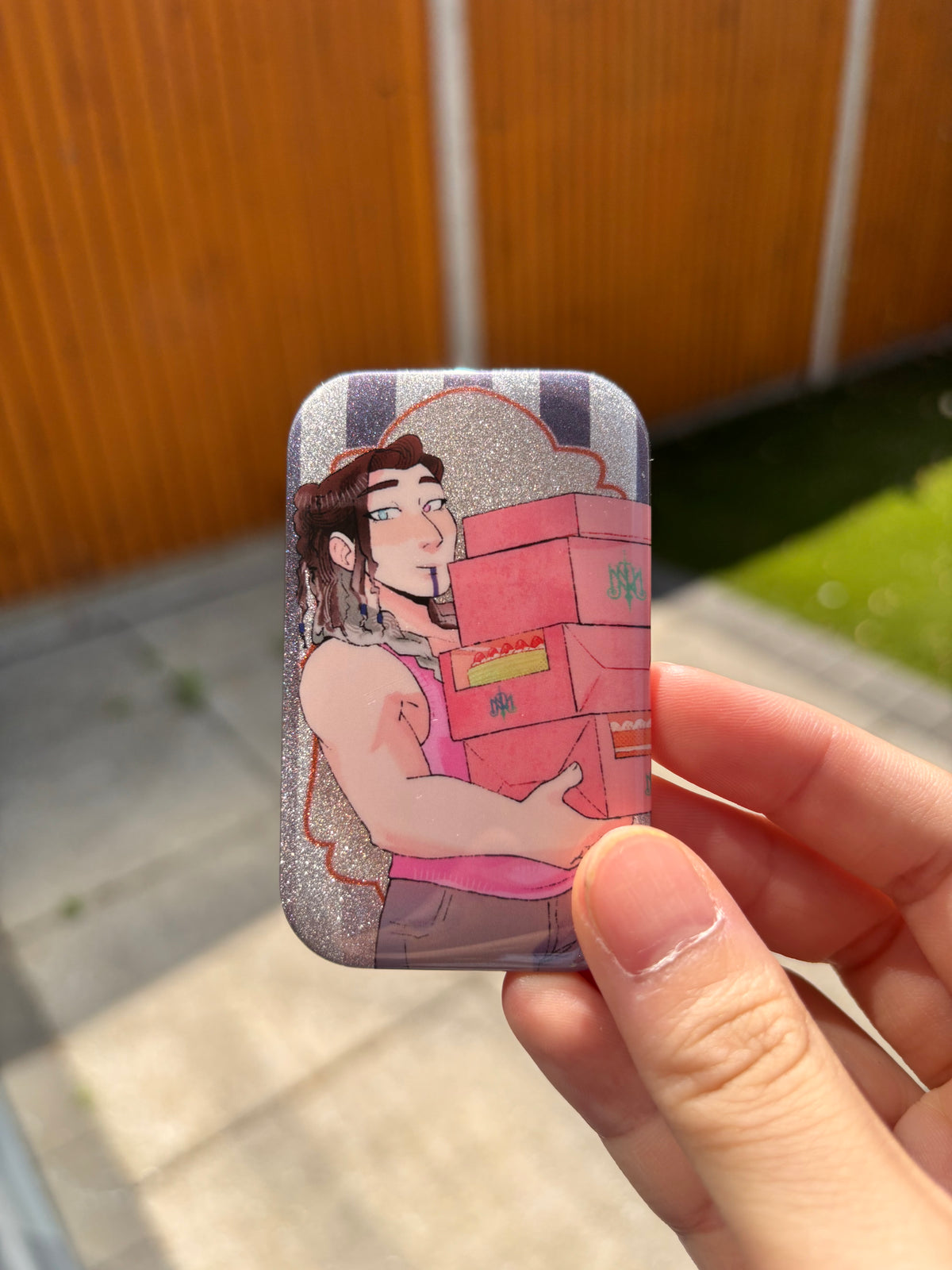 [CHERRY PICK VERSION] Mighty Nein Bakery Glittery Badges