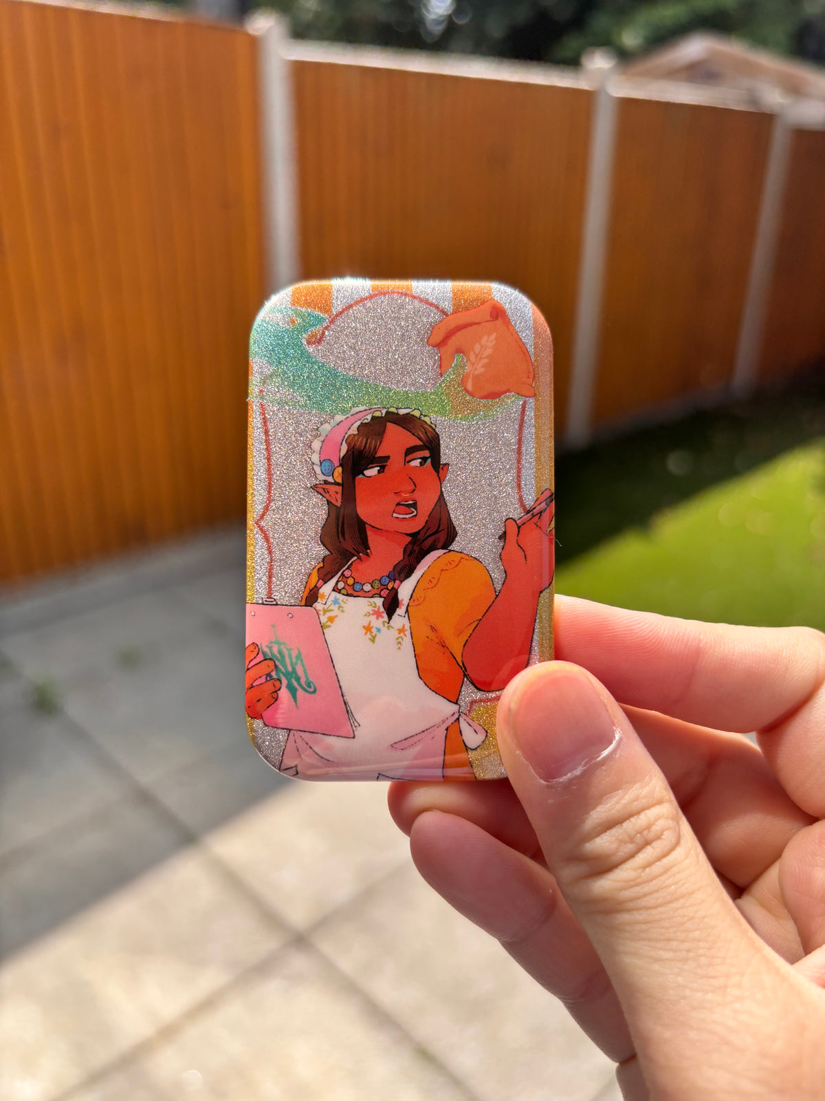 [CHERRY PICK VERSION] Mighty Nein Bakery Glittery Badges