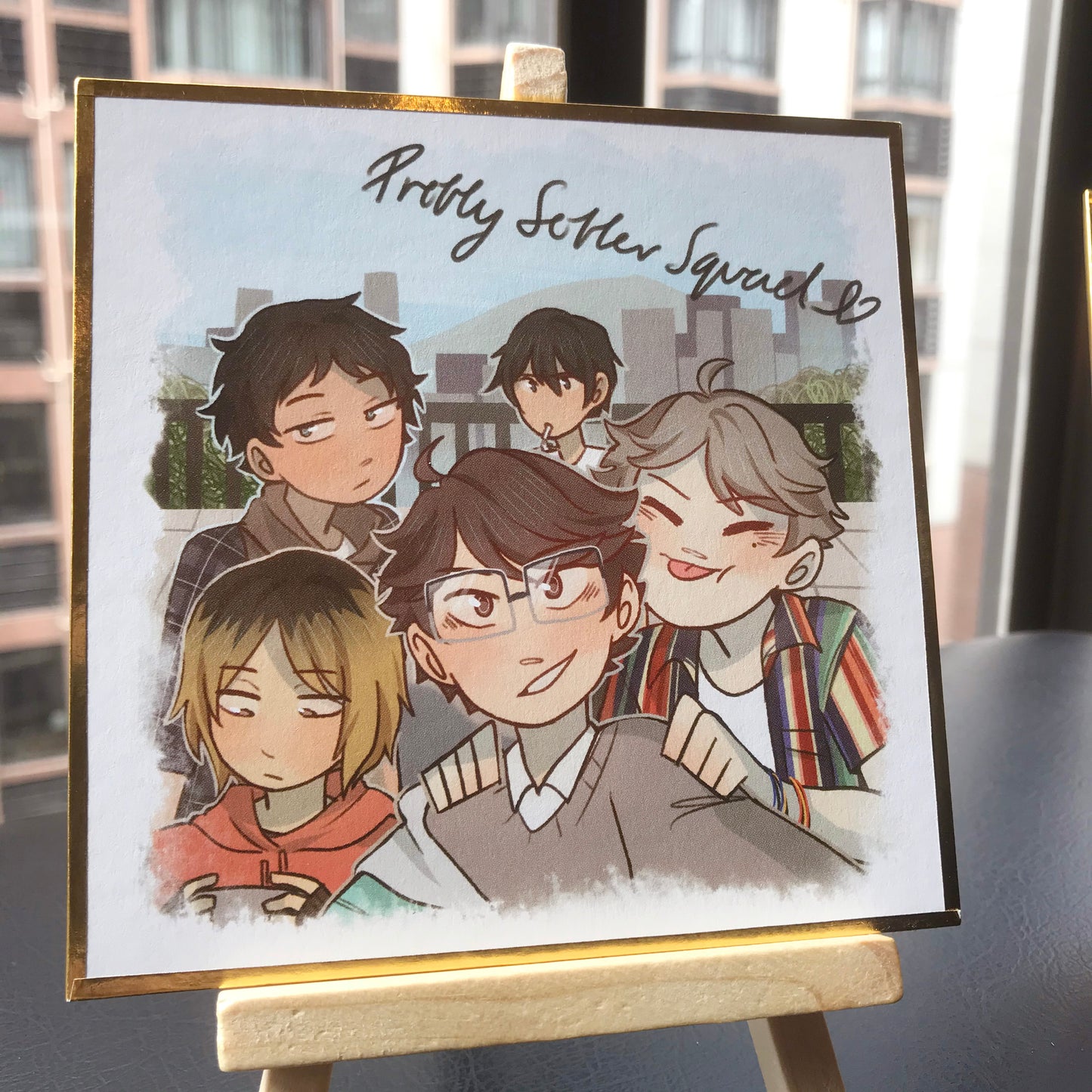 Captain Squad, Karasuno, Pretty Setter Squad, Nekoma and Seijoh Shikishi Boards