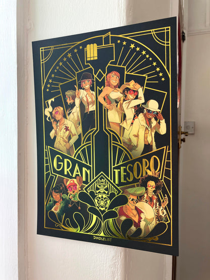 OP: Film Gold Gold Foil Print