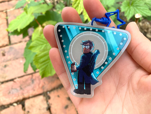 Glow in the Dark Portal Ford Keychain