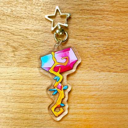 Fantasy Subtle LGBT Weapon Acrylic Keychain Charms