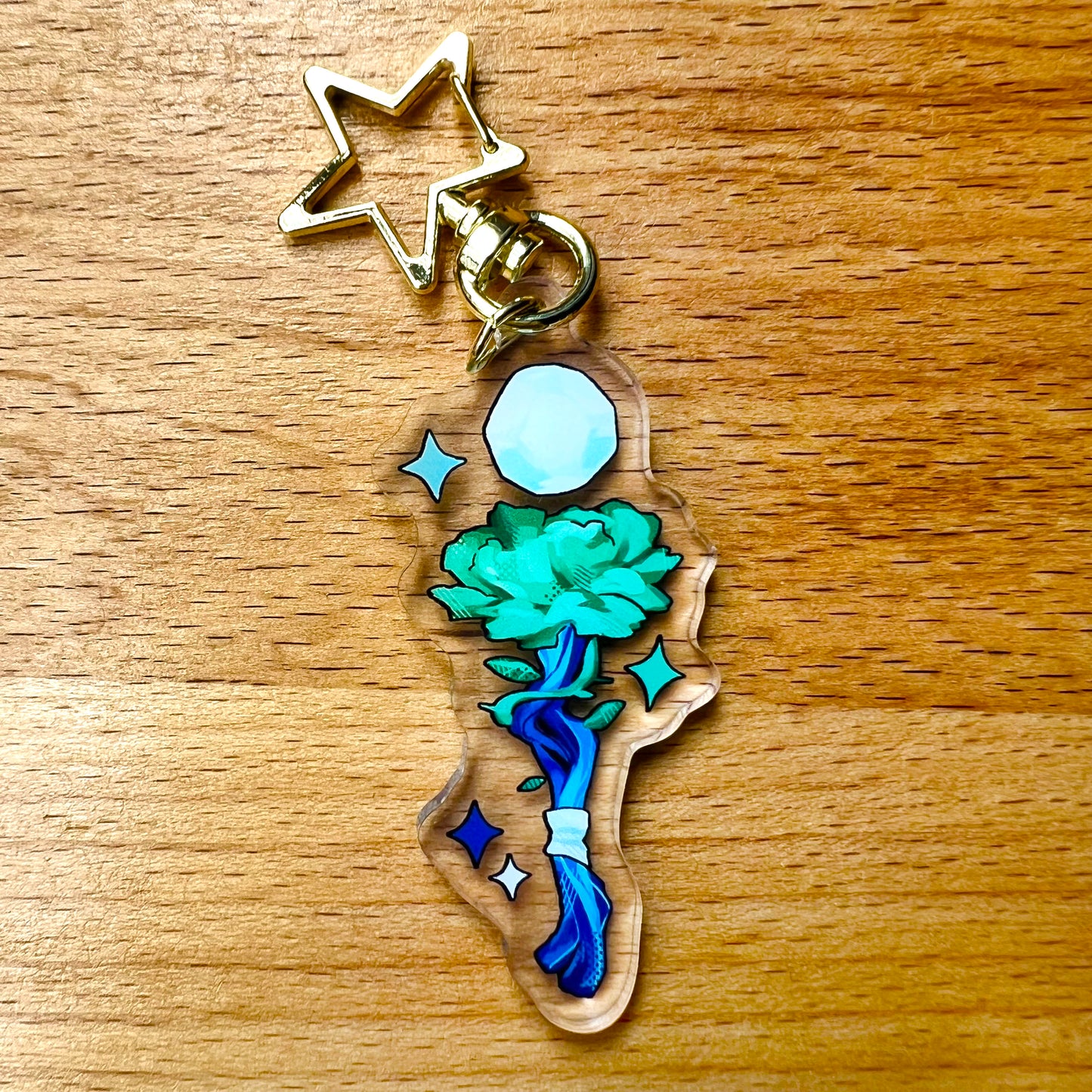 Fantasy Subtle LGBT Weapon Acrylic Keychain Charms