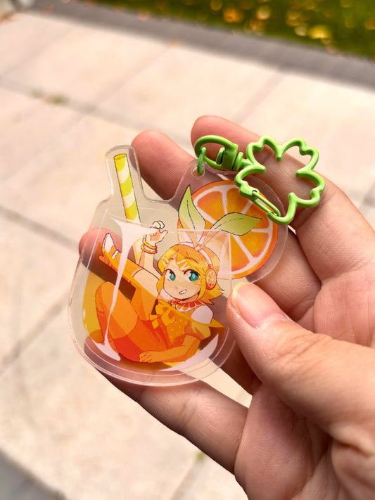 Orange Juice Rin Keychain