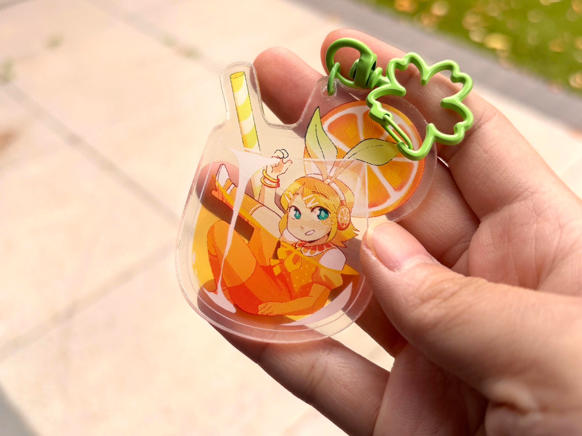 Orange Juice Rin Keychain