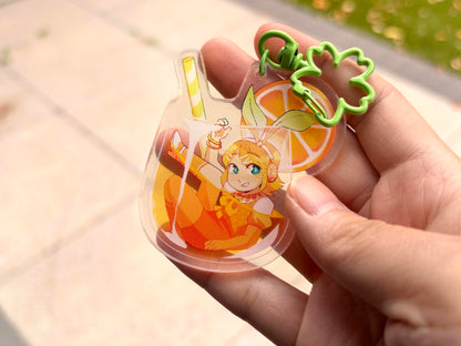Orange Juice Rin Keychain