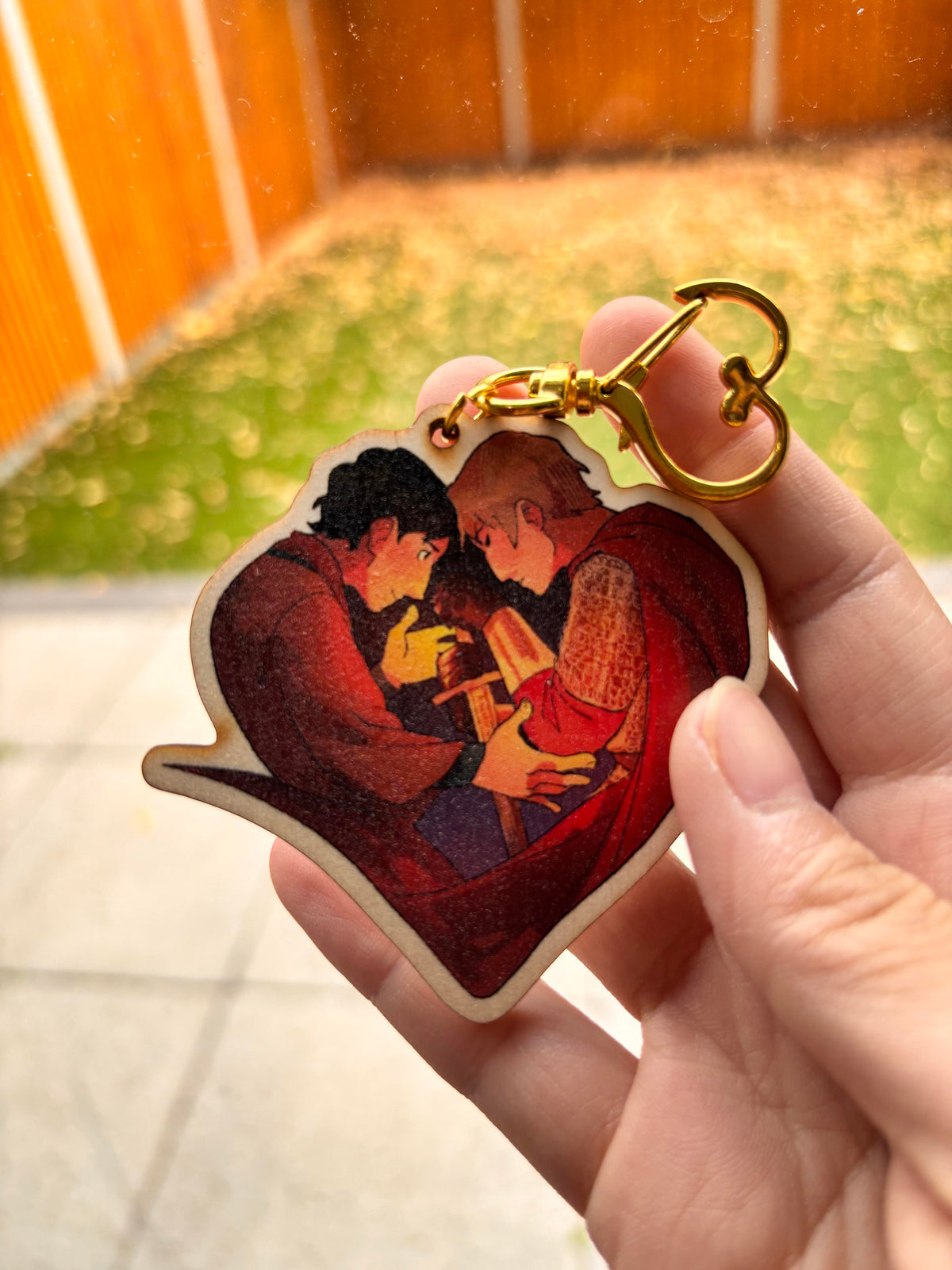Merthur Wooden Keychain