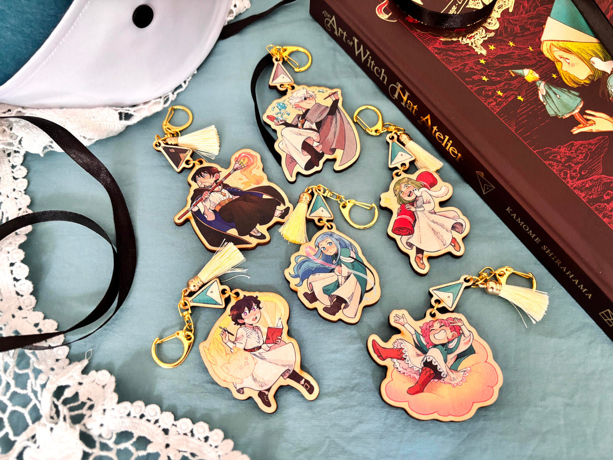 WHA Wooden Linked Keychains