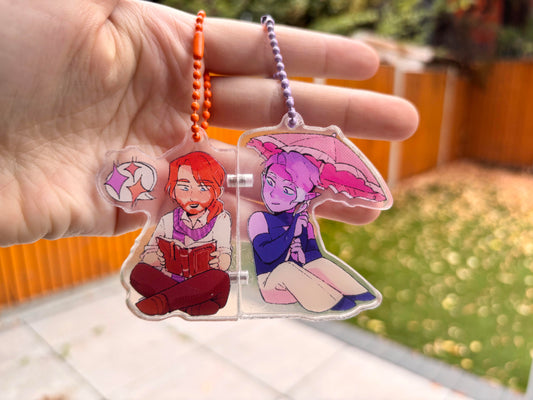 Caleb and Essek (Shadowgast) Magnetic Acrylic Charms