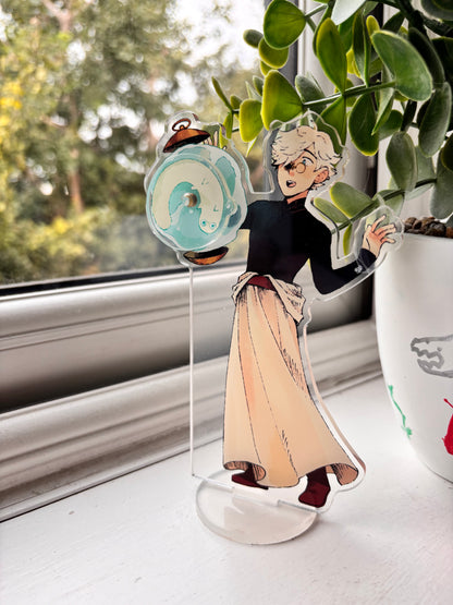 Qifrey and Brushbuddy Spinning Standee