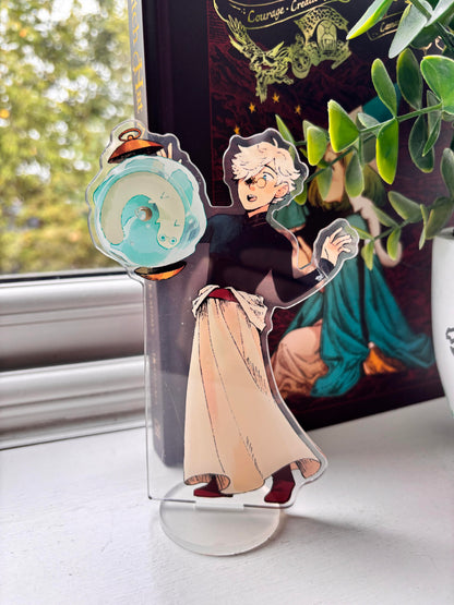 Qifrey and Brushbuddy Spinning Standee