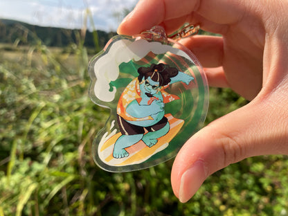 One Piece Beach Keychains (Namivivi, Jimbei)