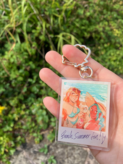 One Piece Beach Keychains (Namivivi, Jimbei)