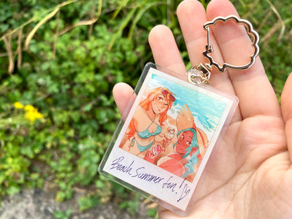 One Piece Beach Keychains (Namivivi, Jimbei)