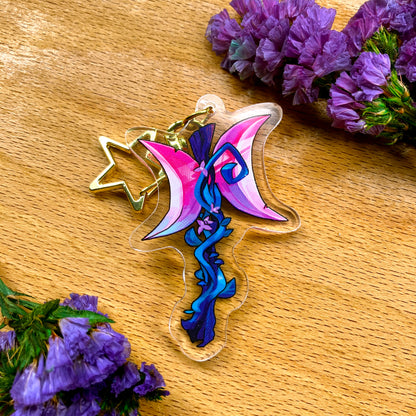 Fantasy Subtle LGBT Weapon Acrylic Keychain Charms