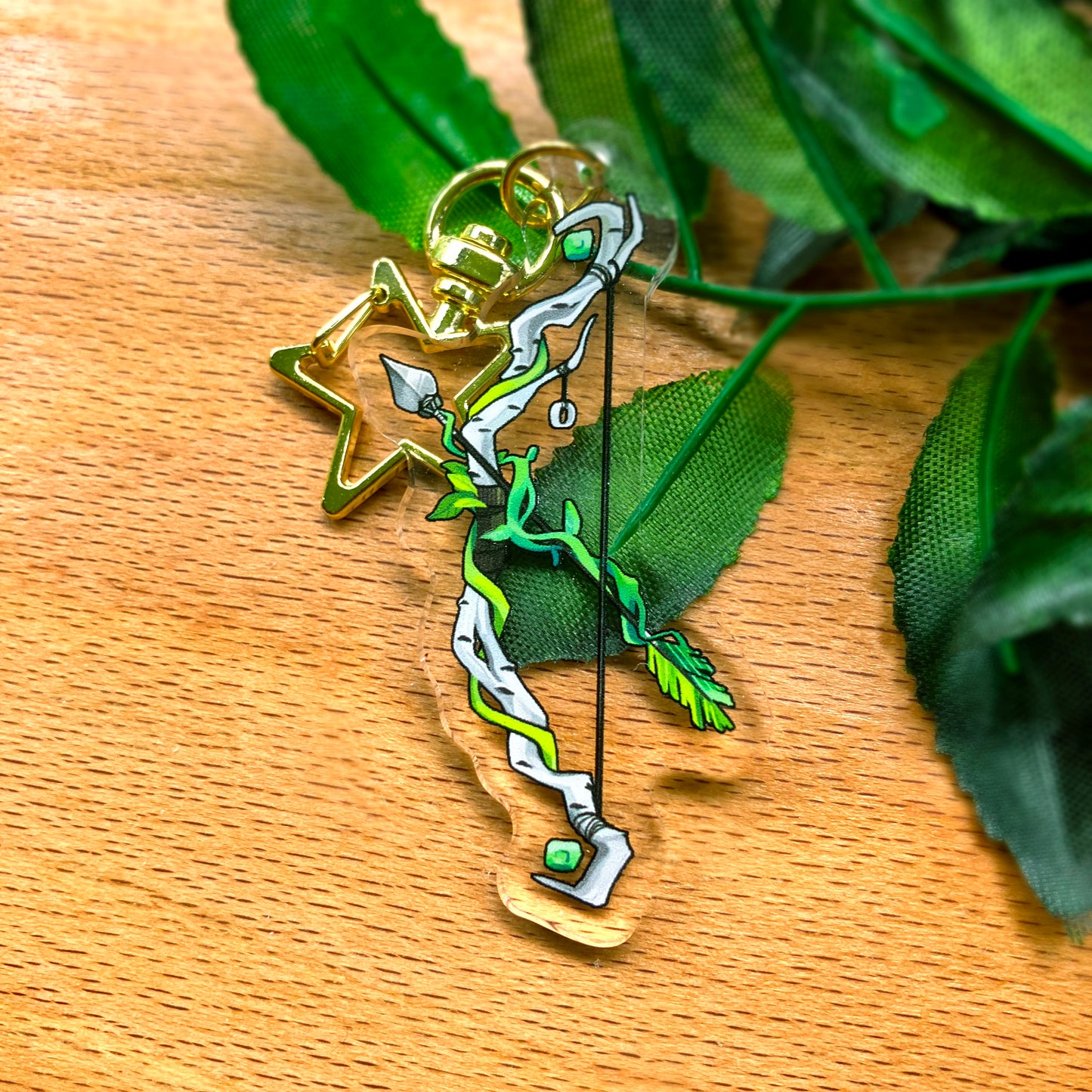 Fantasy Subtle LGBT Weapon Acrylic Keychain Charms