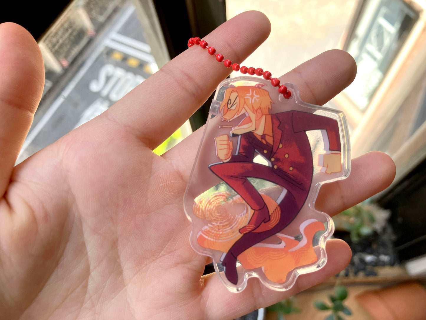 Zoro and Sanji (Zosan) Magnetic Acrylic Charms