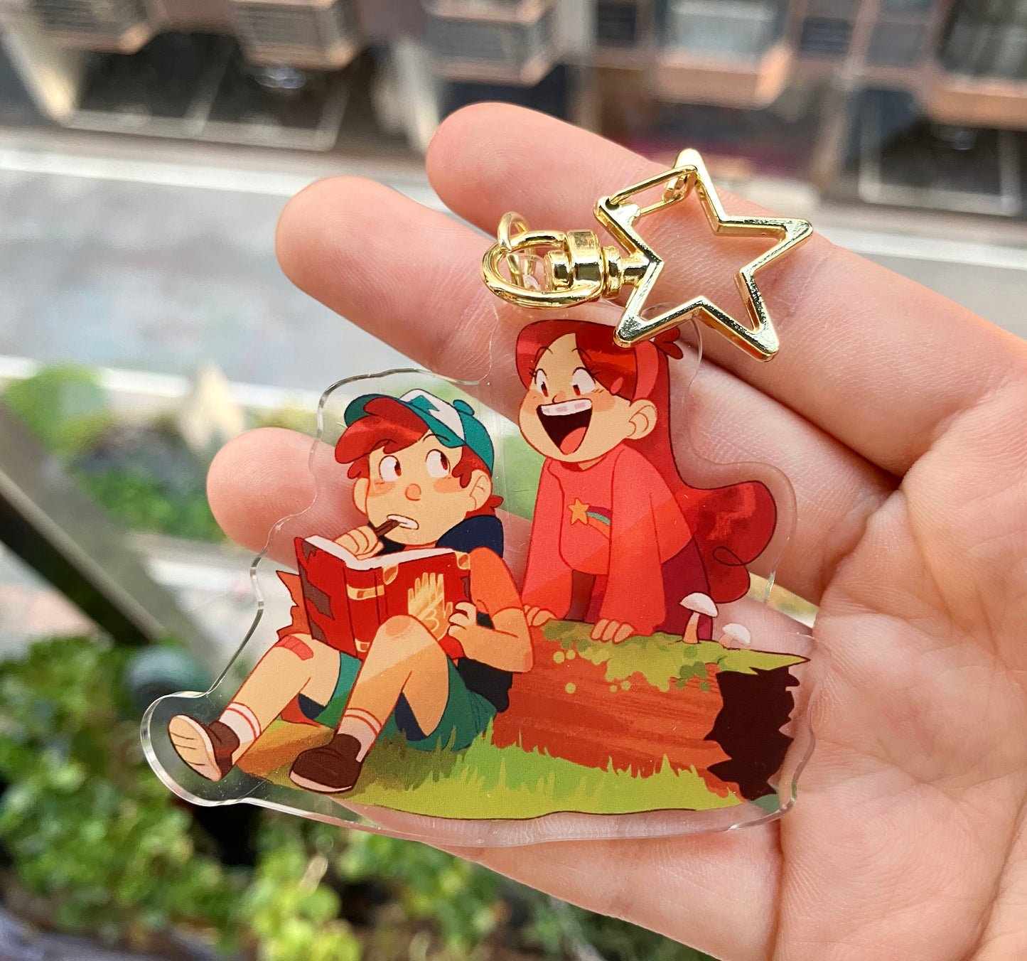 Dipper and Mabel Keychain