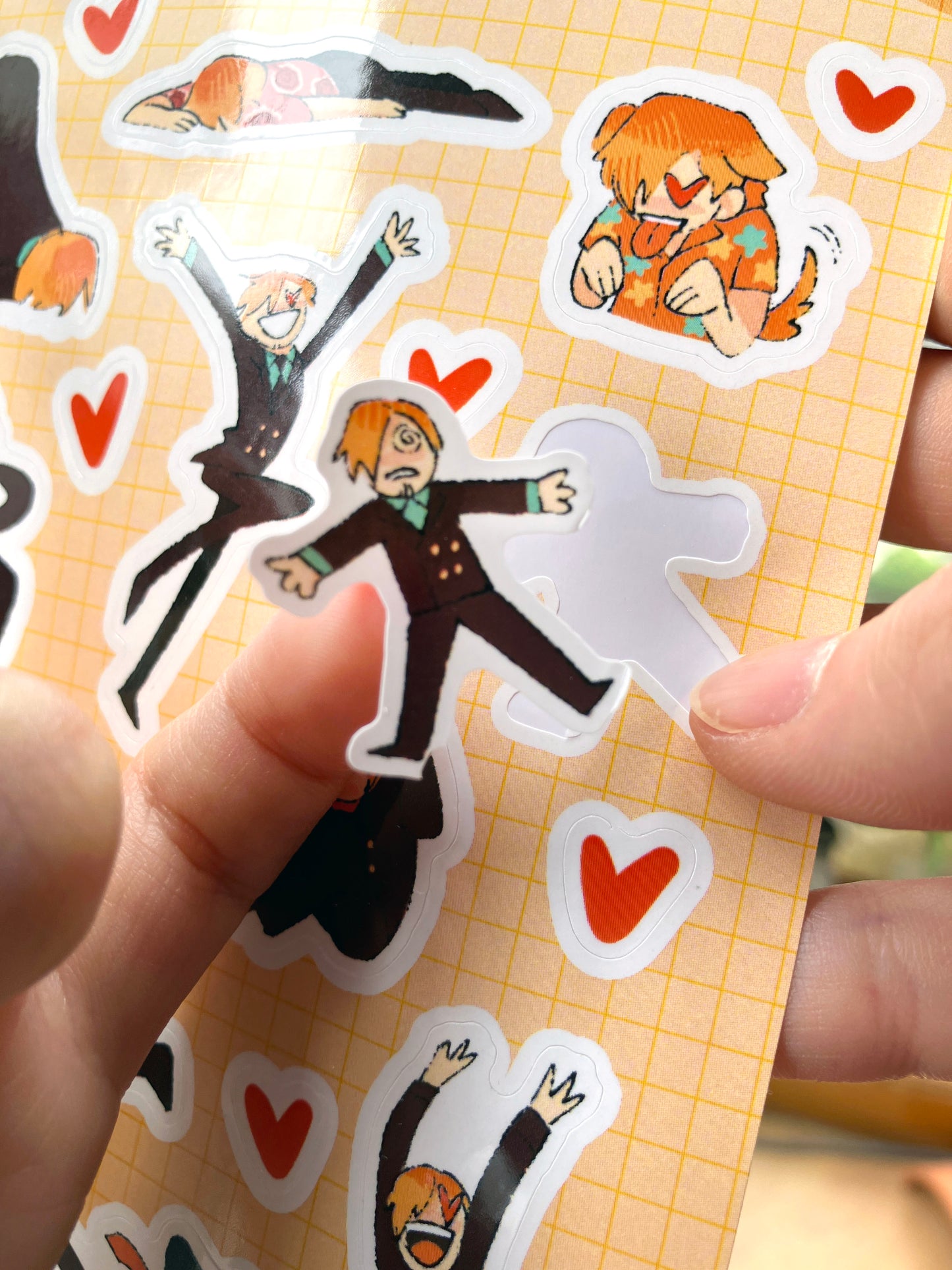 Lost Zoro and Pathetic Sanji Sticker Sheets