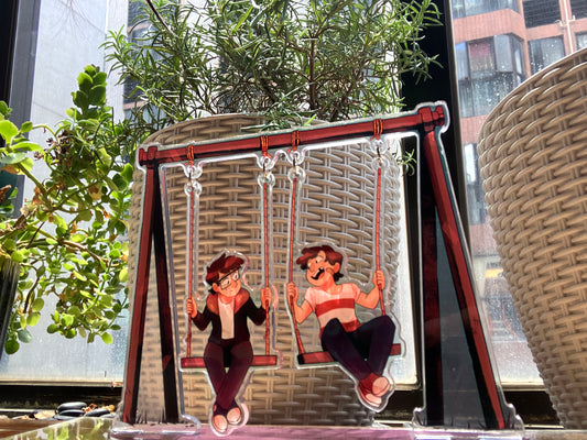 Mystery Pines Twins - Swing Standee